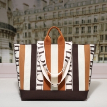 Classic Ladies Crossbody Bag Large Capacity Commuter Style Ladies Tote Bag Simple Stripe Design Ladies Shoulder Bag Lett